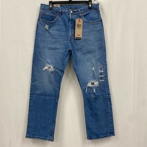 Levis 501 Original Cropped Jeans